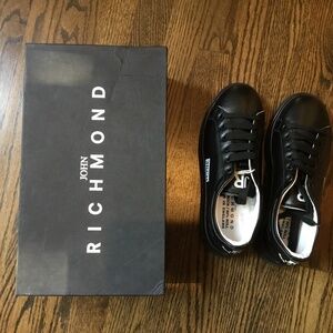John Richmond leather sneakers